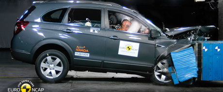 EuroNCAP: Cinci stele pentru Chevrolet Captiva si Aveo sedan