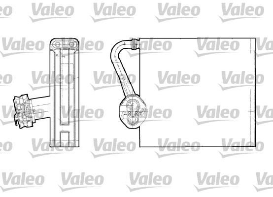 Evaporator,aer conditionat (817709 VALEO) RENAULT