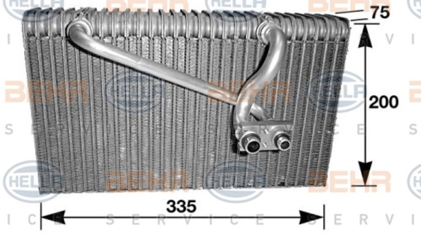 Evaporator,aer conditionat (8FV351210681 HELLA) OPEL,VAUXHALL