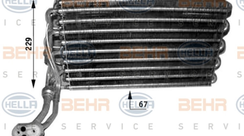 Evaporator,aer conditionat (8FV351210741 HELLA) MERCEDES-BENZ
