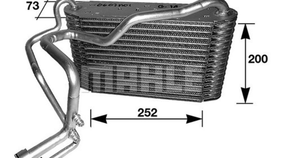 Evaporator,aer conditionat (AE33000S BEH MAH) AUDI