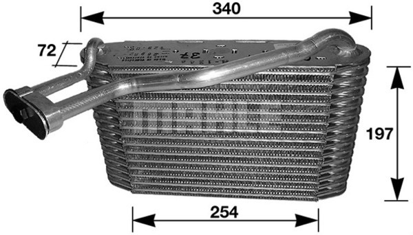 Evaporator,aer conditionat (AE34000S BEH MAH) AUDI