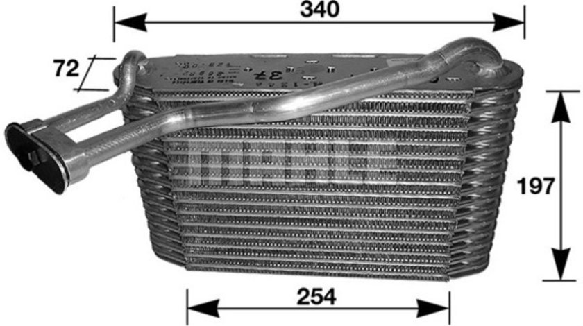 Evaporator,aer conditionat (AE34000S BEH MAH) AUDI