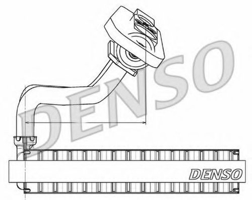 Evaporator,aer conditionat ALFA ROMEO MITO (955) (2008 - 2016) DENSO DEV09020 piesa NOUA