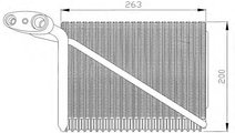 Evaporator,aer conditionat AUDI A4 (8D2, B5) (1994...