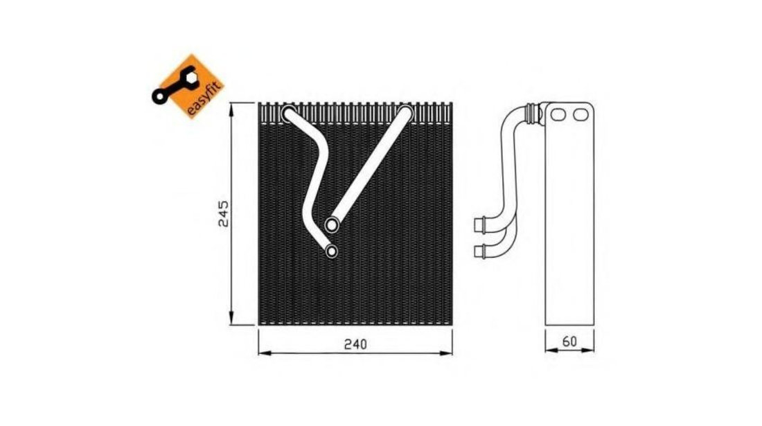 Evaporator,aer conditionat Audi AUDI A3 Cabriolet (8P7) 2008-2013 #2 1K1820103