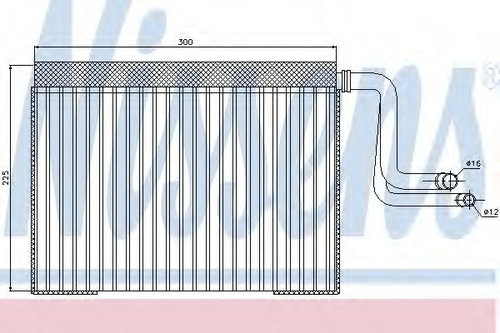 Evaporator,aer conditionat BMW Seria 3 Cabriolet (E93) (2006 - 2013) NISSENS 92268 piesa NOUA