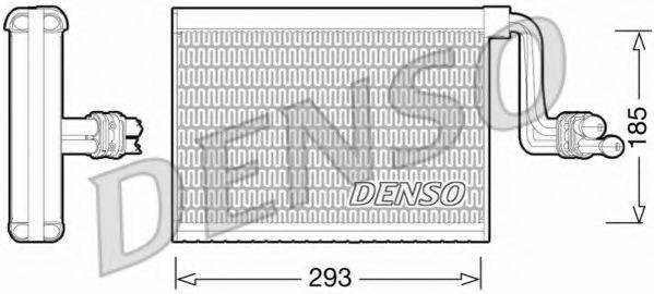 Evaporator,aer conditionat BMW X1 (E84) (2009 - 2015) DENSO DEV05002 piesa NOUA