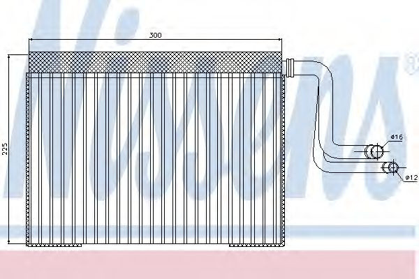 Evaporator,aer conditionat BMW X4 (F26) (2014 - 2016) NISSENS 92268 piesa NOUA