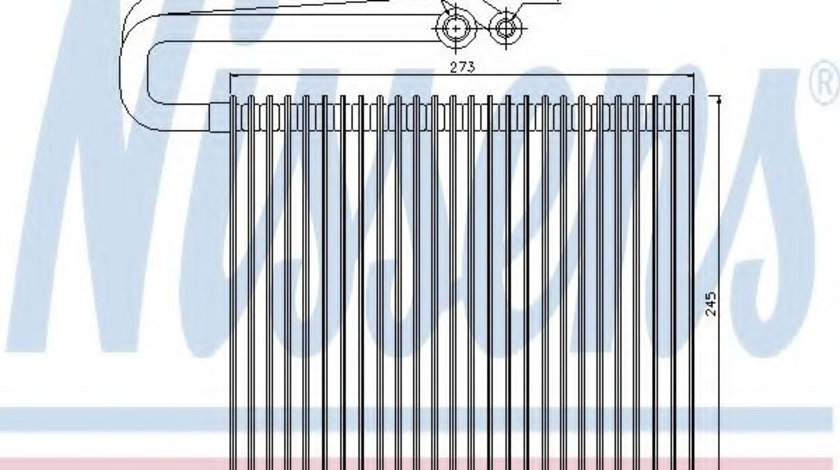 Evaporator,aer conditionat FIAT CROMA (194) (2005 - 2016) NISSENS 92165 piesa NOUA