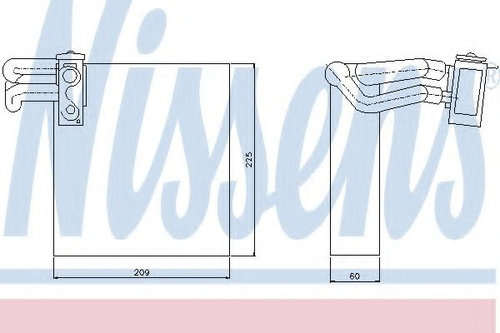 Evaporator,aer conditionat NISSAN MICRA III (K12) (2003 - 2010) NISSENS 92188 piesa NOUA