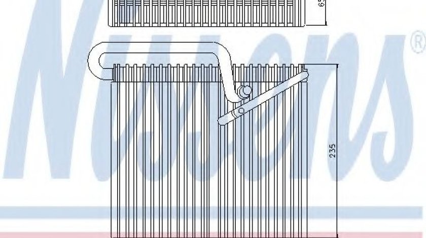 Evaporator,aer conditionat OPEL ASTRA G Cabriolet (F67) (2001 - 2005) NISSENS 92190 piesa NOUA