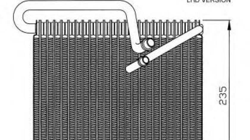 Evaporator,aer conditionat OPEL ZAFIRA A (F75) (1999 - 2005) NRF 36102 piesa NOUA