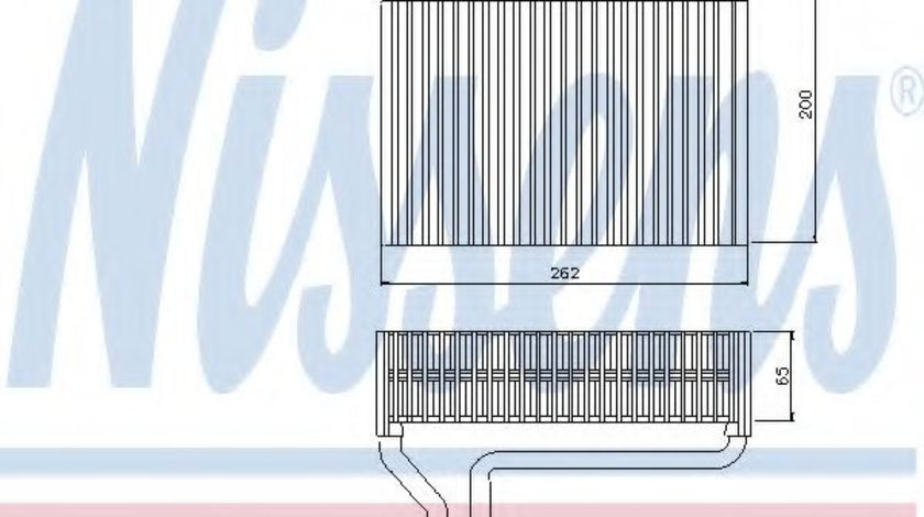 Evaporator,aer conditionat PEUGEOT 206 SW (2E/K) (2002 - 2016) NISSENS 92186 piesa NOUA