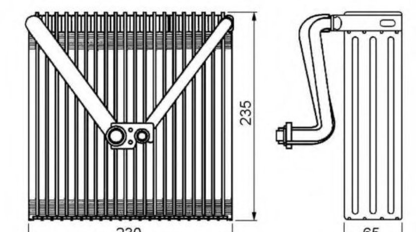 Evaporator,aer conditionat SEAT CORDOBA (6L2) (2002 - 2009) NRF 36141 piesa NOUA