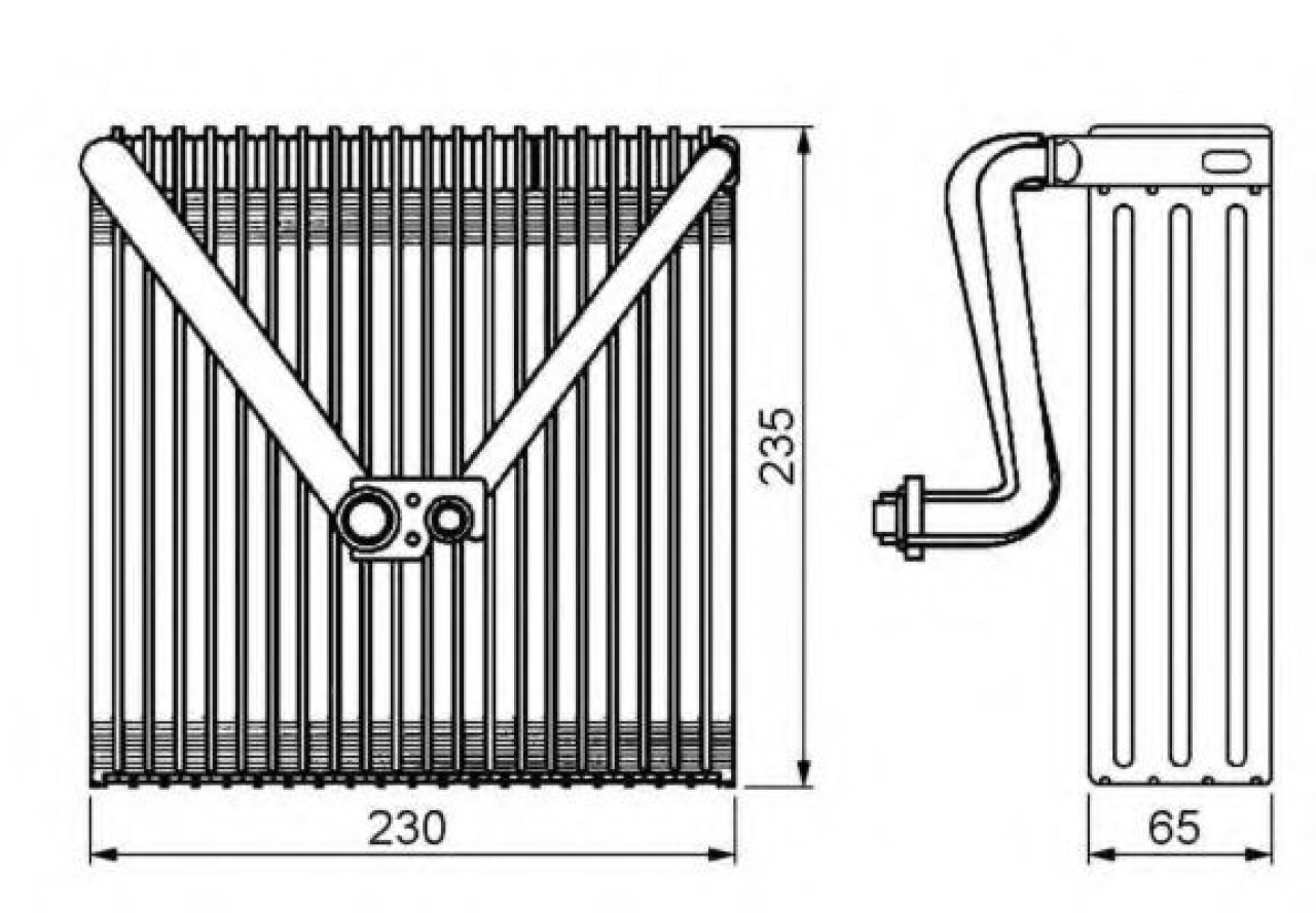 Evaporator,aer conditionat SKODA FABIA I (6Y2) (1999 - 2008) NRF 36141 piesa NOUA
