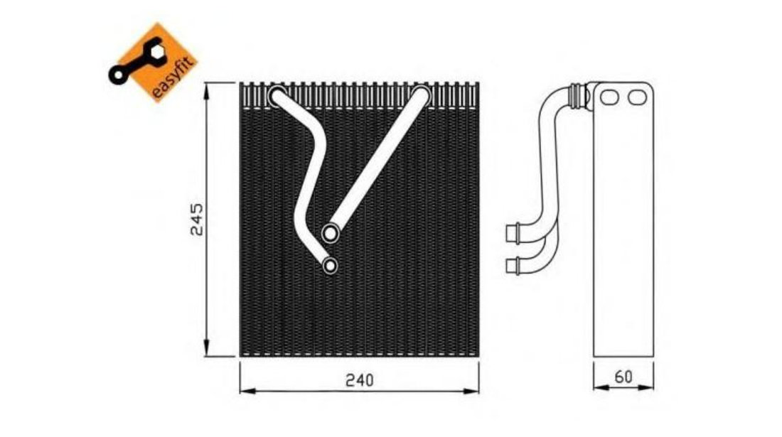 Evaporator,aer conditionat Skoda SKODA OCTAVIA Combi (1Z5) 2004-2013 #2 1K1820103