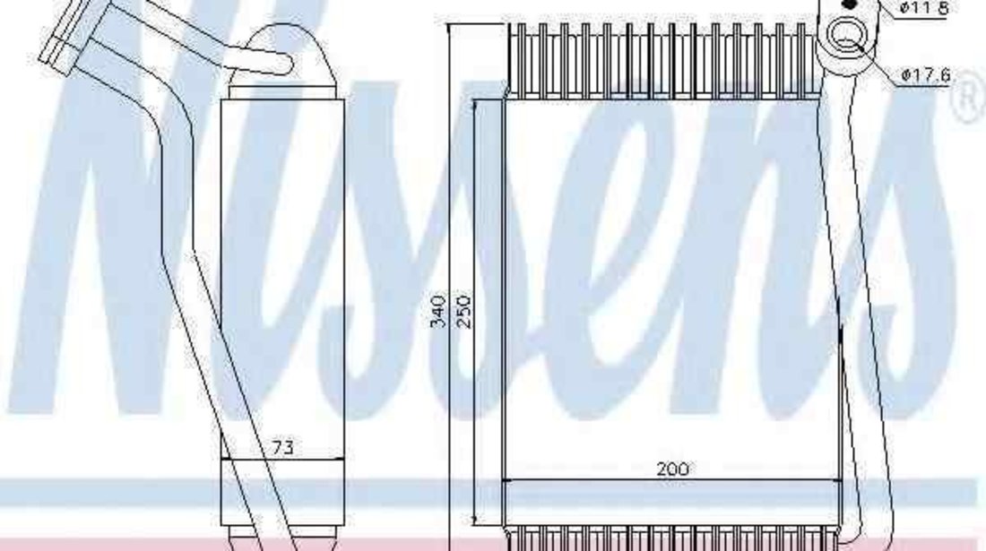 Evaporator / Vaporizator aer conditionat AUDI A4 Avant (8D5, B5) NISSENS 92143