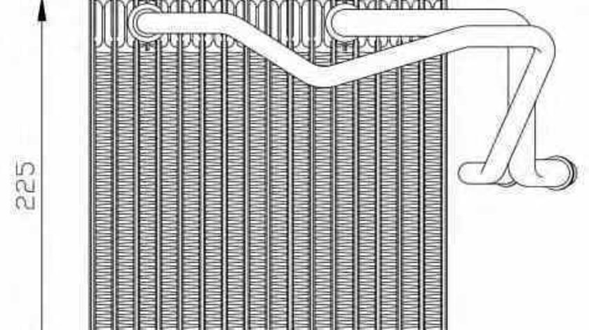 Evaporator / Vaporizator aer conditionat CITROËN BERLINGO caroserie M NRF 36095