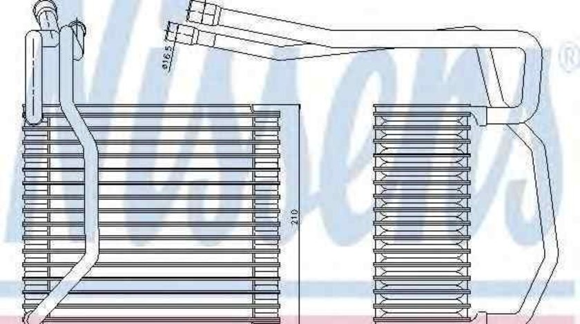 Evaporator / Vaporizator aer conditionat FORD TRANSIT caroserie (FA_ _) NISSENS 92194