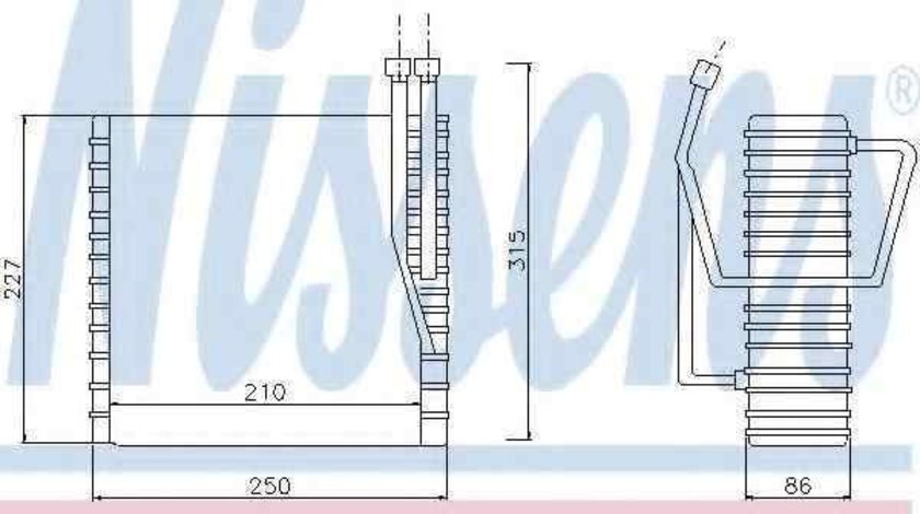 Evaporator / Vaporizator aer conditionat JEEP CHEROKEE (XJ) NISSENS 92232