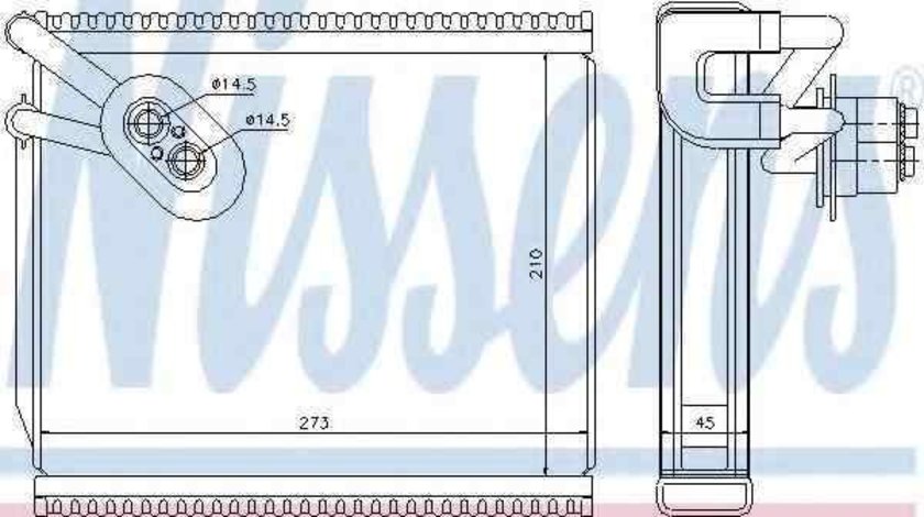 Evaporator / Vaporizator aer conditionat KIA CARENS IV NISSENS 92291