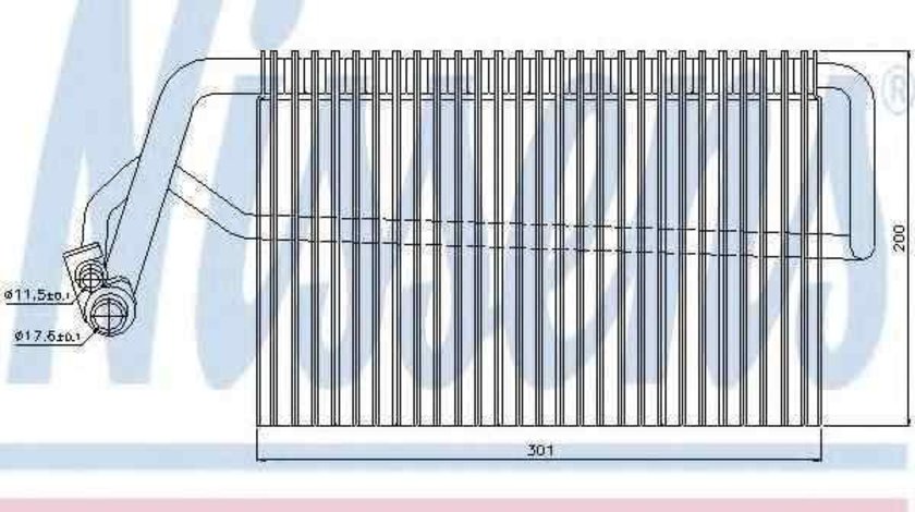 Evaporator / Vaporizator aer conditionat MERCEDES-BENZ E-CLASS (W211) NISSENS 92221