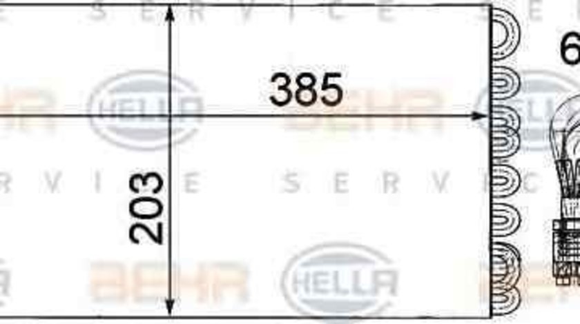 Evaporator / Vaporizator aer conditionat MERCEDES-BENZ ACTROS MP2 / MP3 HELLA 8FV 351 330-101