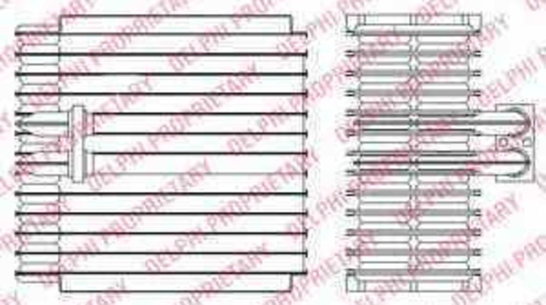 Evaporator / Vaporizator aer conditionat RENAULT CLIO II caroserie SB0/1/2 DELPHI TSP0525203