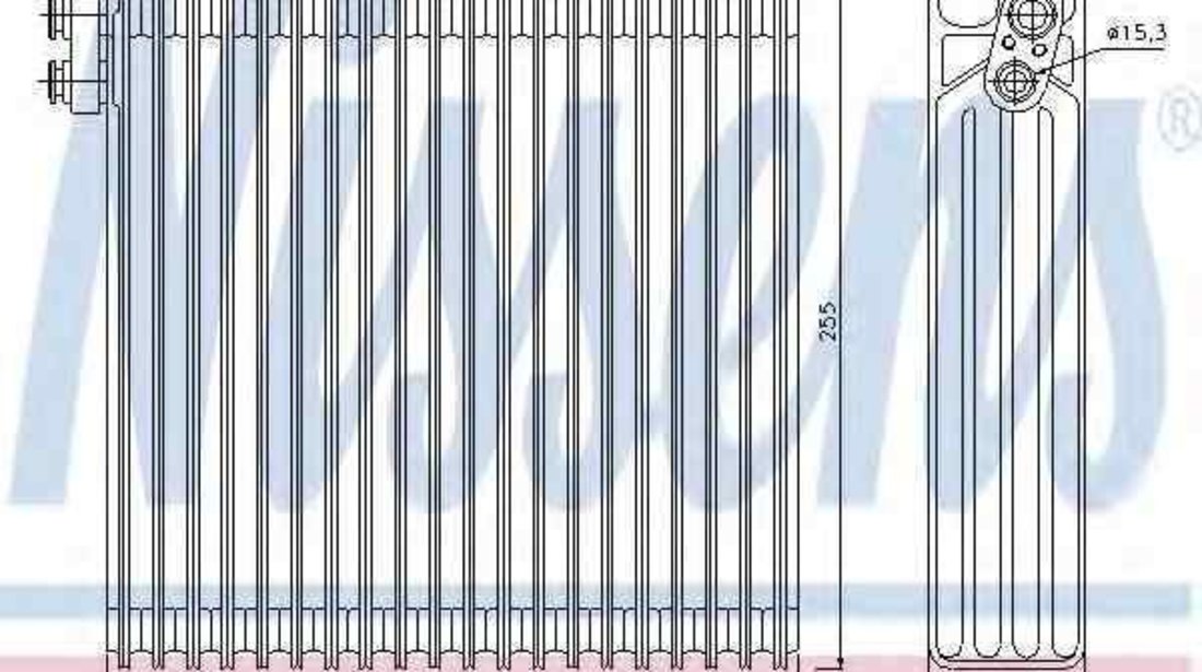 Evaporator / Vaporizator aer conditionat TOYOTA COROLLA limuzina (_E12J_, _E12T_) NISSENS 92213