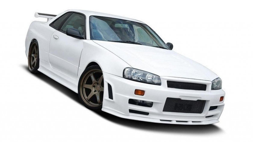 Evazari Aripi Fata Z-TYPE LOOK NISSAN SKYLINE R34 GTR ( pentru Z-TYPE Bara ) 2998F