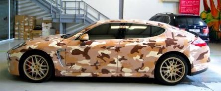 Excesul de astazi: Porsche Panamera Turbo Military Style