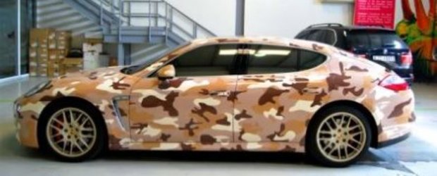 Excesul de astazi: Porsche Panamera Turbo Military Style