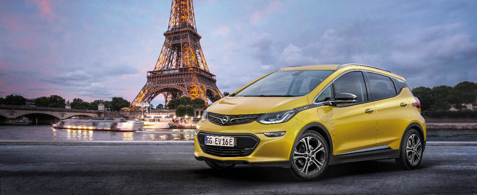 Exista un motiv serios pentru care Opel ne arata noul Ampera-e in compania Turnului Eiffel