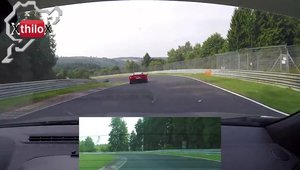 Experienta face diferenta: Un Megane RS se tine scai la Nurburgring de un 458 Speciale