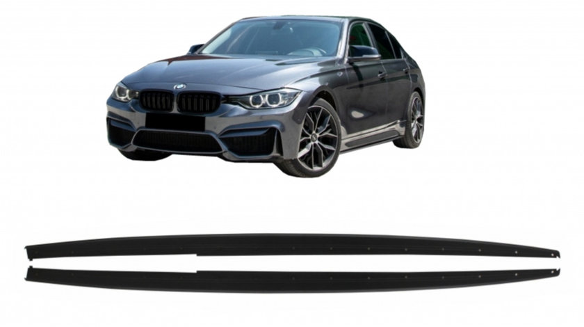 Extensii Praguri Laterale compatibil cu BMW Seria 3 F30 F31 (2011-up) M-Performance Design SSLBMF30MPBF