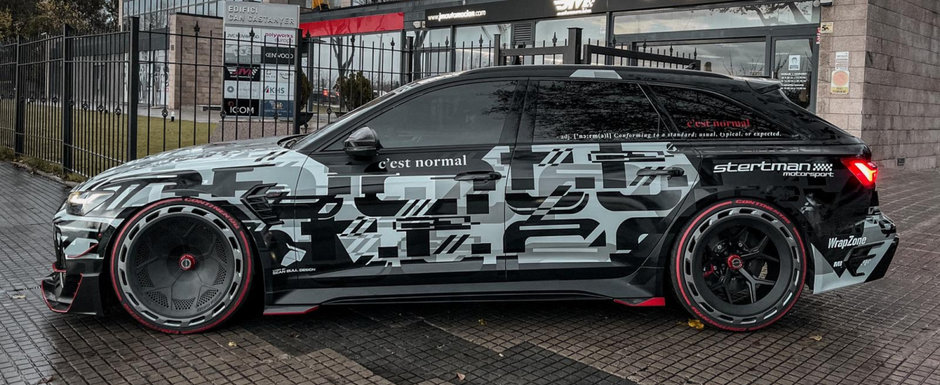 Exteriorul e nebunie curata, dar stai sa vezi cati cai are motorul V8. Sigur e cel mai tare Audi pe care l-ai vazut vreodata! Exteriorul e nebunie curata, dar stai sa vezi cati cai are motorul V8. Sigur e cel mai tare Audi pe care l-ai vazut vreodata!