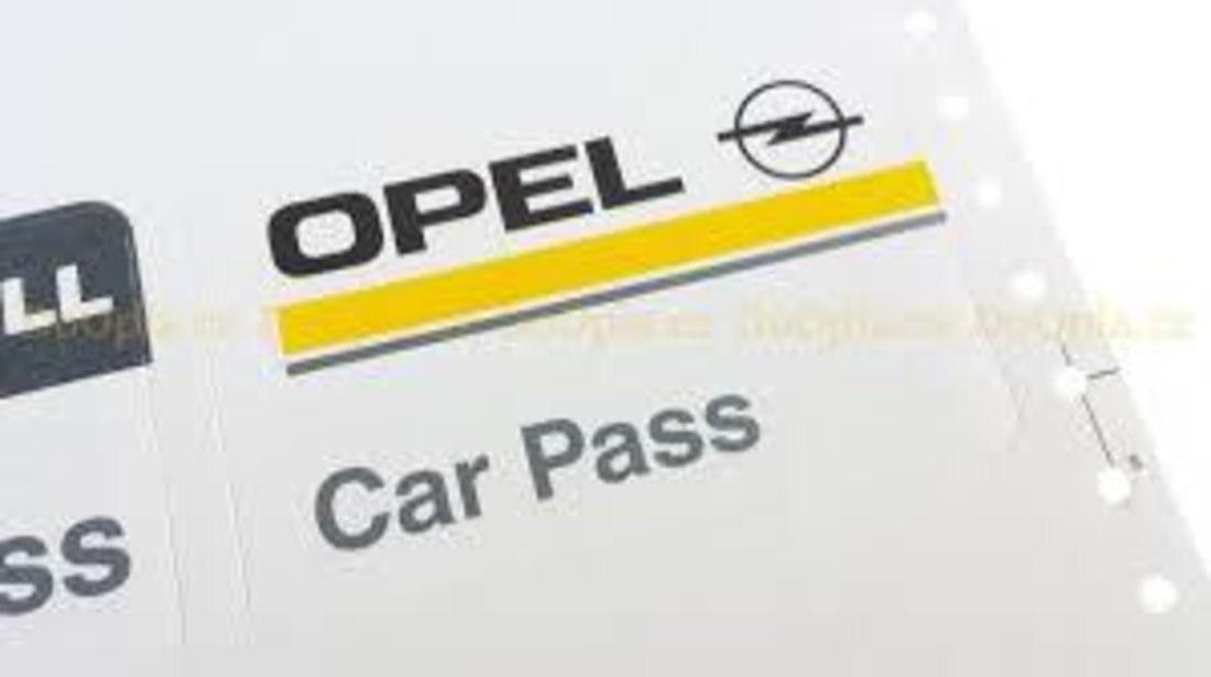 Extragem CAR-PASS pe loc pentru toata gama de autoturisme OPEL