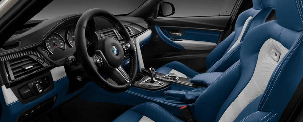 Extravagant sau exagerat? M3 cu interior gri si albastru de la BMW Individual