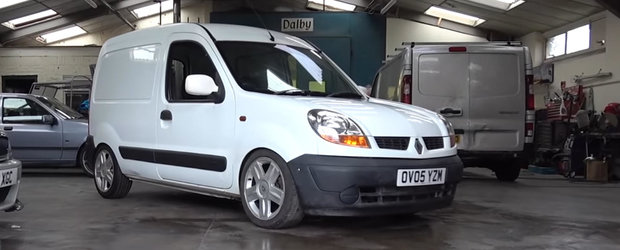 Fa cunostinta cu Megangoo, un RENAULT KANGOO pe steroizi si motor de Megane RS. VIDEO