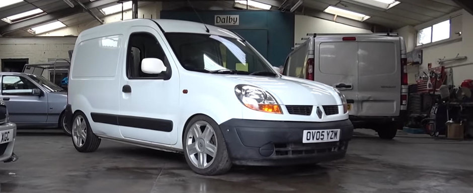 Fa cunostinta cu Megangoo, un RENAULT KANGOO pe steroizi si motor de Megane RS. VIDEO