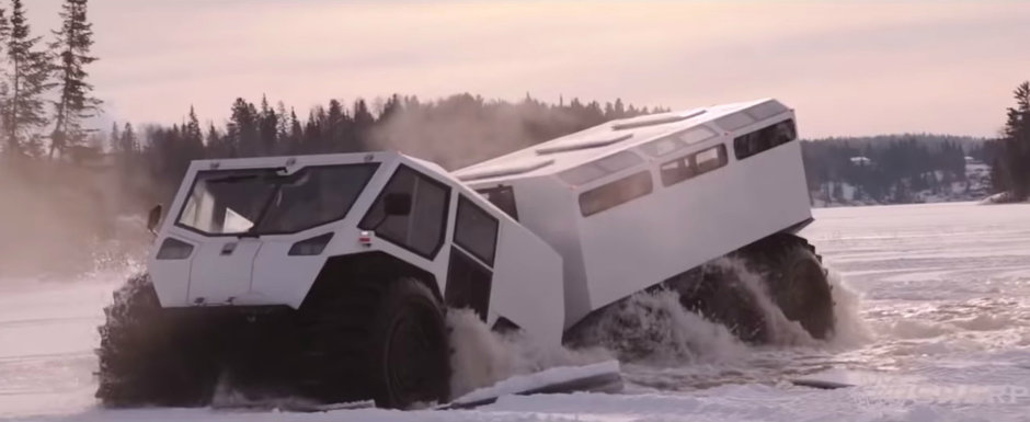 Fa cunostinta cu SHERP THE ARK, off-roaderul extrem care trece printr-un lac inghetat ca si cutitul prin branza Fa cunostinta cu SHERP THE ARK, off-roaderul extrem care trece printr-un lac inghetat ca si cutitul prin branza