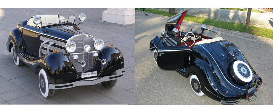 Fabricat in Romania: Mercedes-Benz 540K la scara 1/2, visul oricarui copil Fabricat in Romania: Mercedes-Benz 540K la scara 1/2, visul oricarui copil