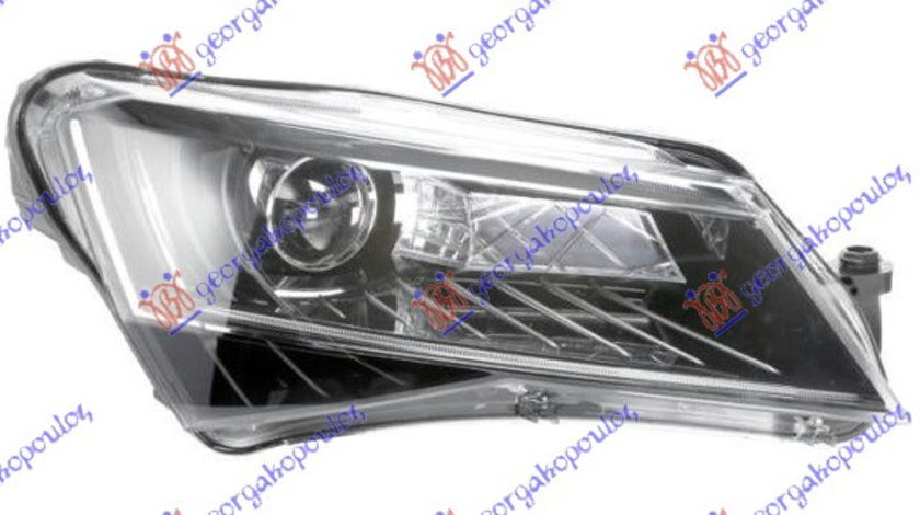 Far Bi-Xenon Dreapta Skoda Superb 2015 2016 2017 2018 2019 (LED, AFS, DRL)