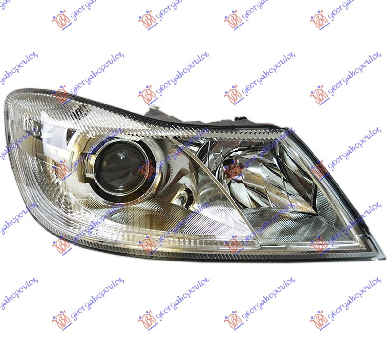 Far Bi-Xenon Skoda Octavia 2 II FaceLift 2008 2009 2010 2011 2012 2013 Dreapta