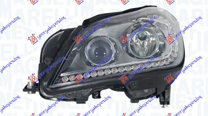 Far Bi-Xenon Stanga Electric Cu Led DRL Mercedes CLS W218 Coupe 2010-2011-2012-2013-2014