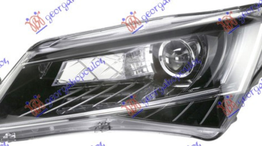 Far Bi-Xenon Stanga Skoda Superb 2015 2016 2017 2018 2019 (LED, AFS, DRL)