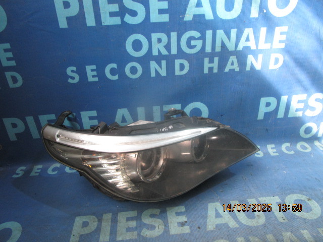 Far BMW E60 2008; 7177730 (volan dreapta, doar lupa)