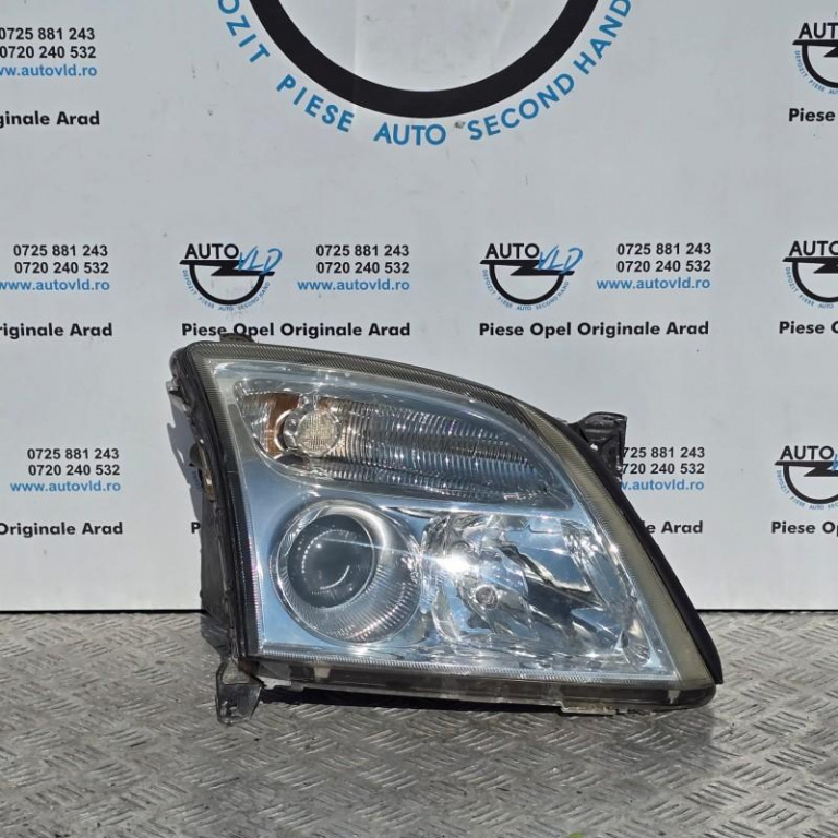 Far crom dreapta lupa cu halogen Opel Vectra C 2002-2005