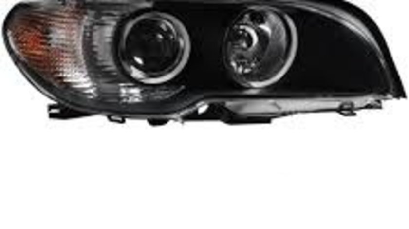 Far cu xenon semnal negru alb dreaptaBMW Seria 3 coupe/cabrio E46 03/06